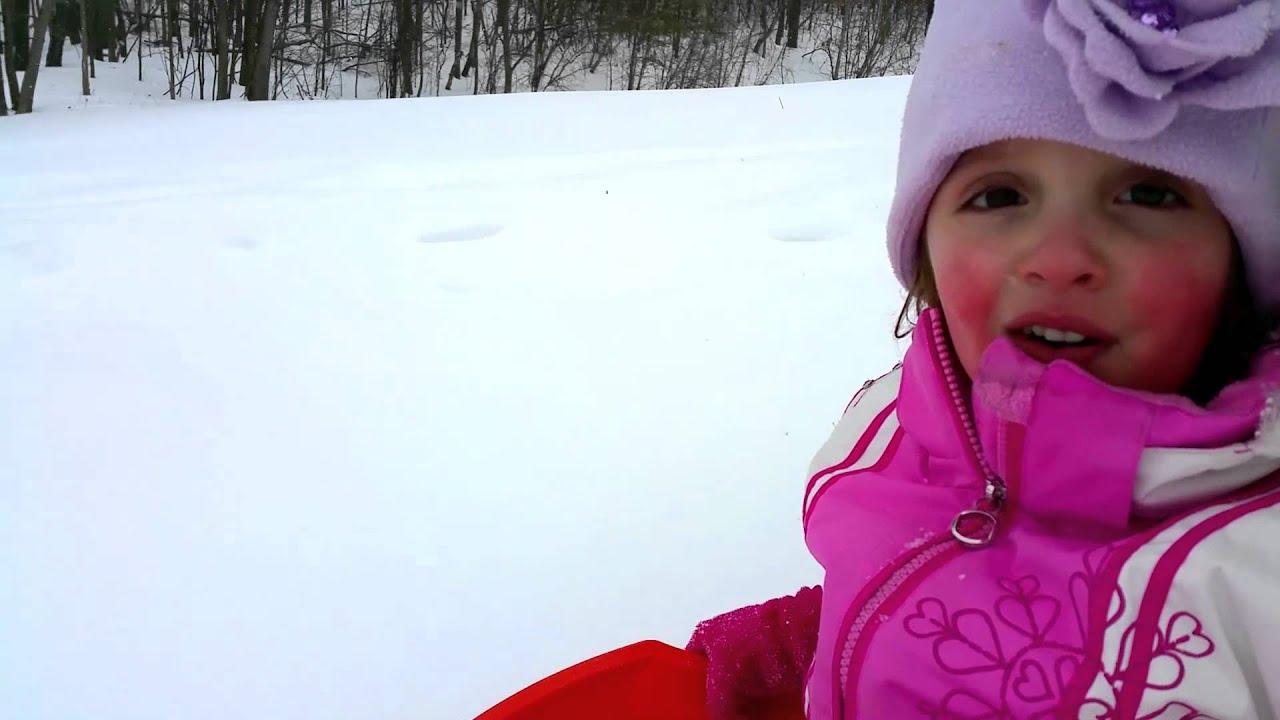 Colette Goes Snow Tubing