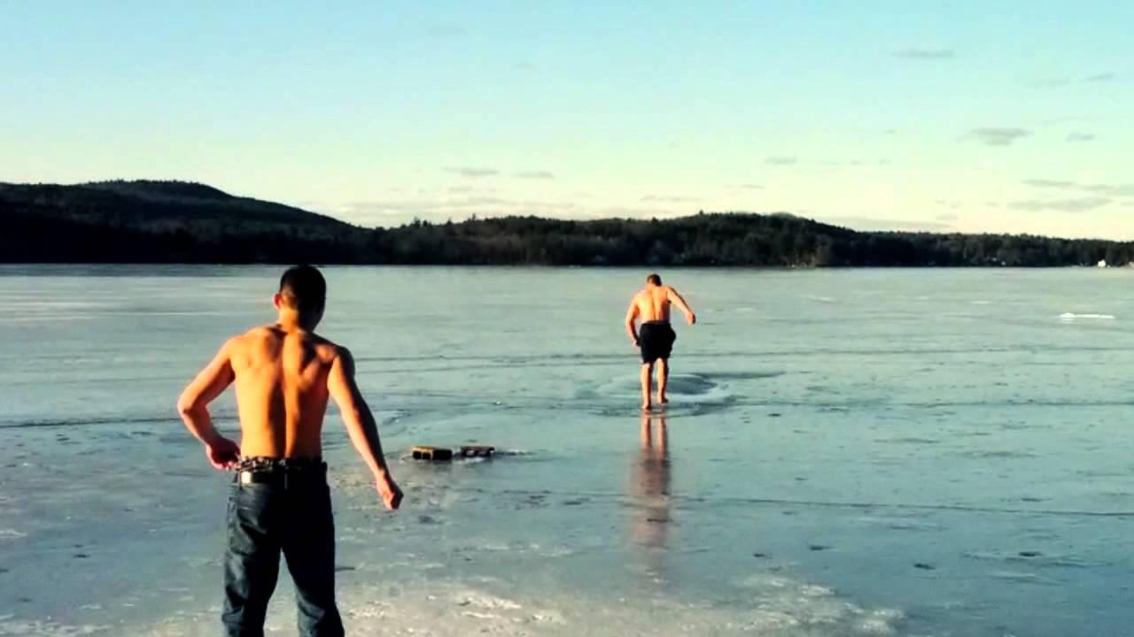 Ice Ice Hockey&#8230; Losers Jump in the (frozen) Lake!