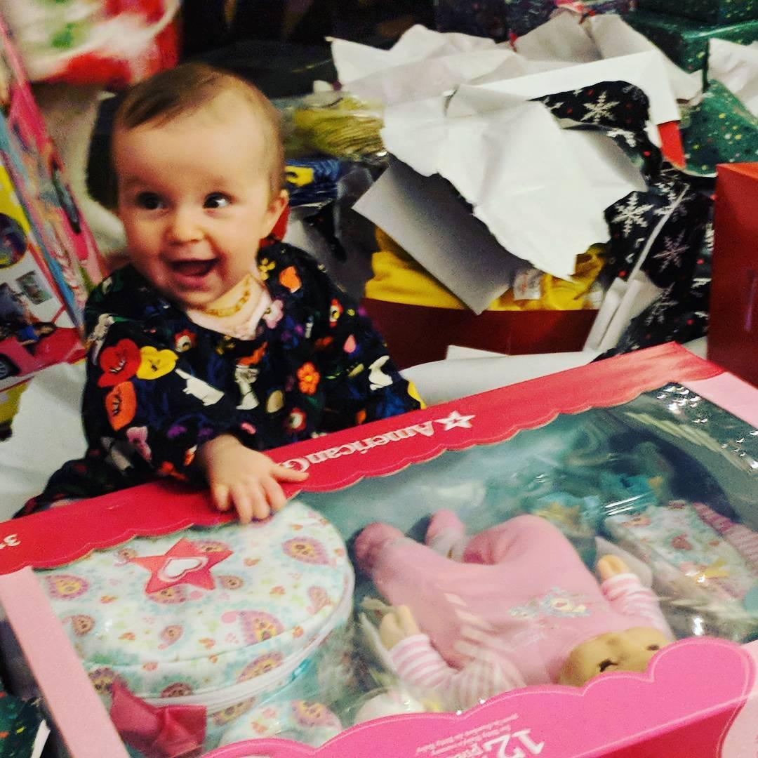 First Christmas. First doll&#8230;.