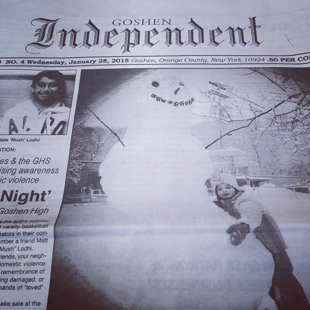 Love the Goshen Indy. #frontpage&#8230;