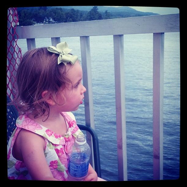 She loves lake George&#8230;.