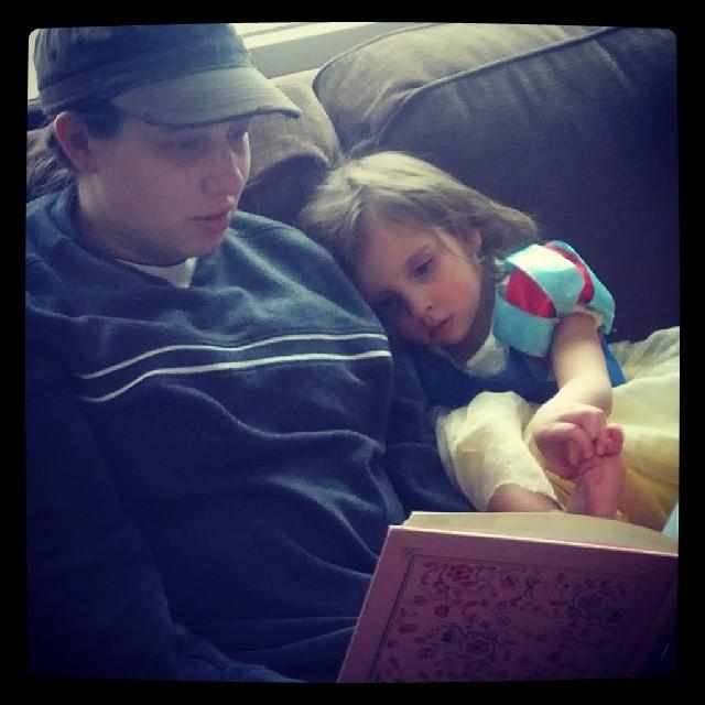 She loves princess stories&#8230;.