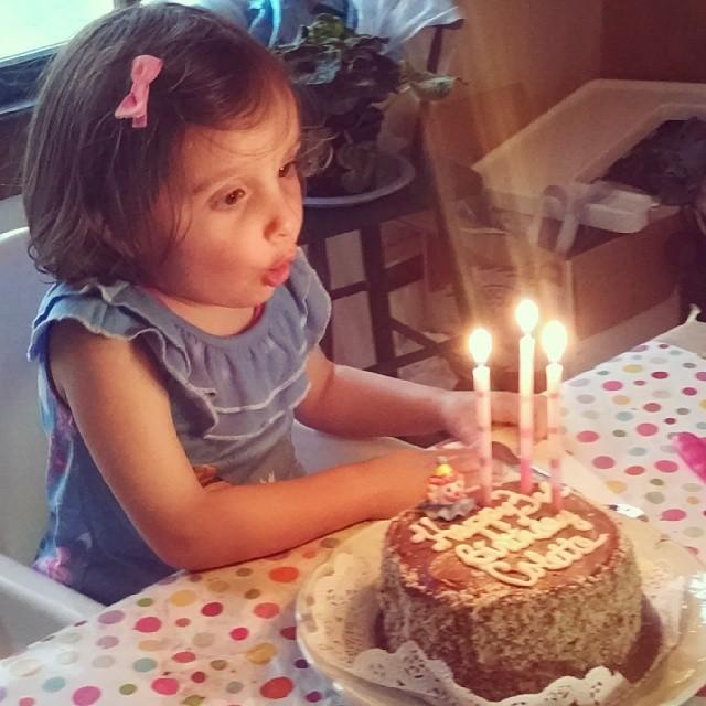 She loves turning 3&#8230;.